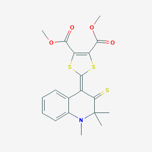 Dimethyl 2-(1,2,2-trimethyl-3-sulfanylidenequinolin-4-ylidene)-1,3-dithiole-4,5-dicarboxylate