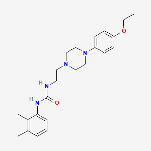 molecular formula C23H32N4O2 B4124141 1-(2,3-Dimethylphenyl)-3-[2-[4-(4-ethoxyphenyl)piperazin-1-yl]ethyl]urea 