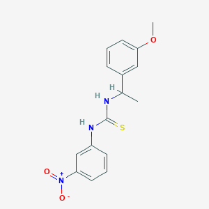 1-[1-(3-Methoxyphenyl)ethyl]-3-(3-nitrophenyl)thiourea