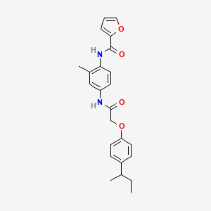 N-(4-{[(4-sec-butylphenoxy)acetyl]amino}-2-methylphenyl)-2-furamide