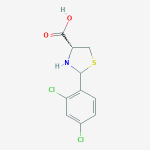 (4R)-2-(2,4-dichlorophenyl)-1,3-thiazolidine-4-carboxylic acid