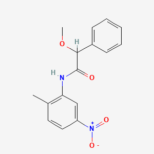 2-methoxy-N-(2-methyl-5-nitrophenyl)-2-phenylacetamide