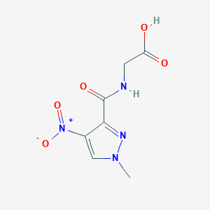 N-[(1-methyl-4-nitro-1H-pyrazol-3-yl)carbonyl]glycine