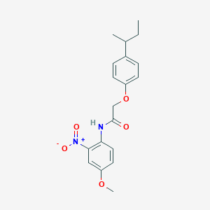 2-(4-sec-butylphenoxy)-N-(4-methoxy-2-nitrophenyl)acetamide