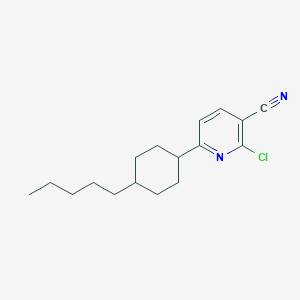2-Chloro-6-(4-pentylcyclohexyl)nicotinonitrile