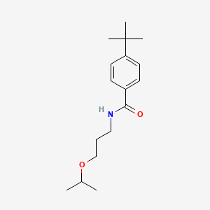 4-tert-butyl-N-[3-(propan-2-yloxy)propyl]benzamide