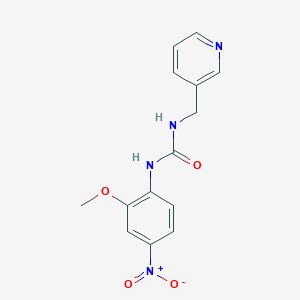 N-(2-METHOXY-4-NITROPHENYL)-N'-(3-PYRIDYLMETHYL)UREA