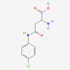 molecular formula C10H11ClN2O3 B4124396 N~4~-(4-chlorophenyl)asparagine 