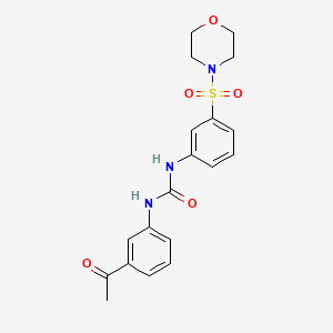 N-(3-ACETYLPHENYL)-N'-[3-(MORPHOLINOSULFONYL)PHENYL]UREA