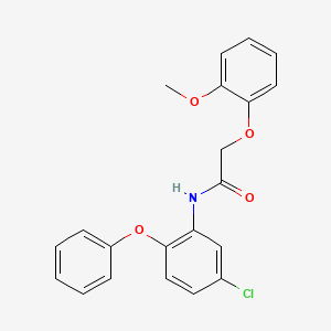 N-(5-chloro-2-phenoxyphenyl)-2-(2-methoxyphenoxy)acetamide