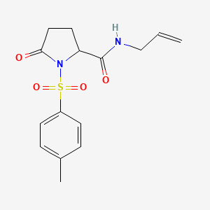 N-allyl-1-[(4-methylphenyl)sulfonyl]-5-oxoprolinamide