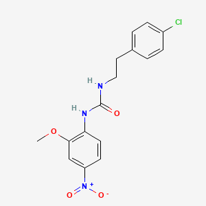 1-[2-(4-Chlorophenyl)ethyl]-3-(2-methoxy-4-nitrophenyl)urea