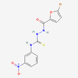 2-(5-bromo-2-furoyl)-N-(3-nitrophenyl)hydrazinecarbothioamide