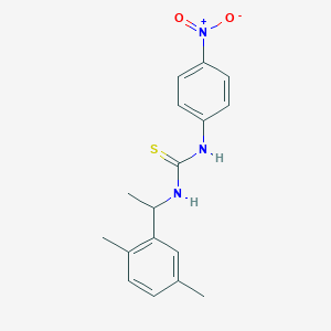 N-[1-(2,5-dimethylphenyl)ethyl]-N'-(4-nitrophenyl)thiourea