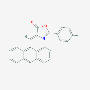 4-(9-anthrylmethylene)-2-(4-methylphenyl)-1,3-oxazol-5(4H)-one