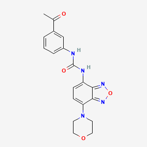 1-(3-Acetylphenyl)-3-(7-morpholinobenzo[c][1,2,5]oxadiazol-4-yl)urea