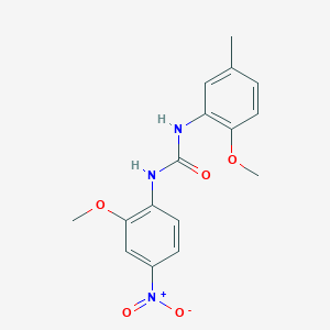 1-(2-Methoxy-5-methylphenyl)-3-(2-methoxy-4-nitrophenyl)urea