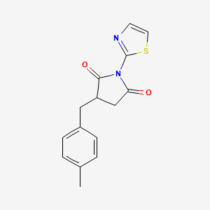 3-(4-Methylbenzyl)-1-(1,3-thiazol-2-yl)pyrrolidine-2,5-dione