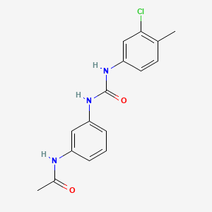 N-(3-{[(3-chloro-4-methylphenyl)carbamoyl]amino}phenyl)acetamide