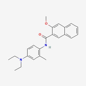 N-[4-(diethylamino)-2-methylphenyl]-3-methoxy-2-naphthamide