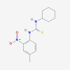 1-Cyclohexyl-3-(4-methyl-2-nitrophenyl)thiourea