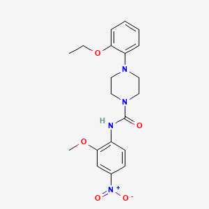 4-(2-ethoxyphenyl)-N-(2-methoxy-4-nitrophenyl)piperazine-1-carboxamide