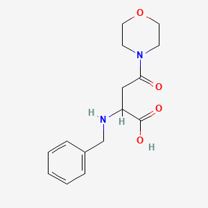 2-(Benzylamino)-4-(morpholin-4-yl)-4-oxobutanoic acid