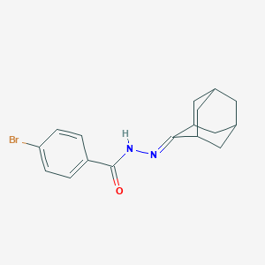 molecular formula C17H19BrN2O B412493 4-bromo-N'-tricyclo[3.3.1.1~3,7~]dec-2-ylidenebenzohydrazide 