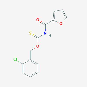 molecular formula C13H10ClNO3S B412495 O-(2-chlorobenzyl) 2-furoylthiocarbamate 
