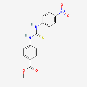 methyl 4-({[(4-nitrophenyl)amino]carbonothioyl}amino)benzoate