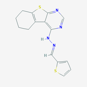 2-Thiophenecarbaldehyde 5,6,7,8-tetrahydro[1]benzothieno[2,3-d]pyrimidin-4-ylhydrazone