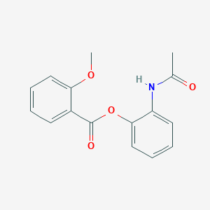 2-(Acetylamino)phenyl 2-methoxybenzoate
