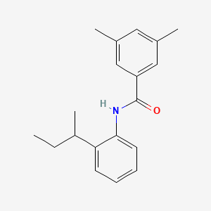 molecular formula C19H23NO B4125061 N-(2-sec-butylphenyl)-3,5-dimethylbenzamide 