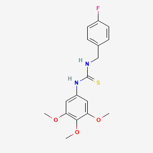 N-(4-fluorobenzyl)-N'-(3,4,5-trimethoxyphenyl)thiourea