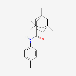 3,5,7-trimethyl-N-(4-methylphenyl)adamantane-1-carboxamide