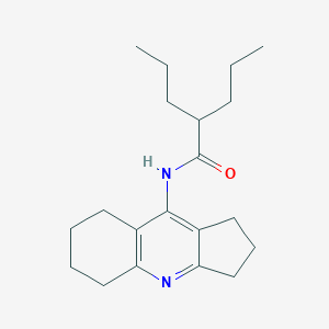 molecular formula C20H30N2O B412524 N-{1H,2H,3H,5H,6H,7H,8H-Cyclopenta[B]quinolin-9-YL}-2-propylpentanamide 