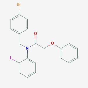 N-(4-bromobenzyl)-N-(2-iodophenyl)-2-phenoxyacetamide