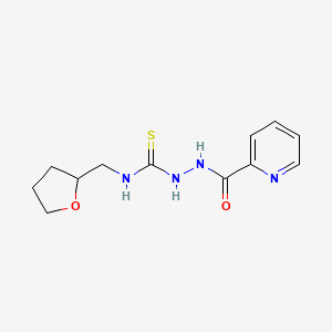 2-(2-pyridinylcarbonyl)-N-(tetrahydro-2-furanylmethyl)hydrazinecarbothioamide