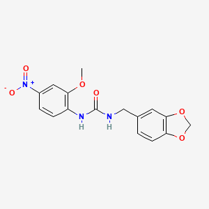 1-(1,3-Benzodioxol-5-ylmethyl)-3-(2-methoxy-4-nitrophenyl)urea