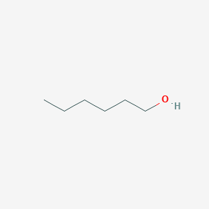 molecular formula C6H14O<br>CH3(CH2)4CH2OH<br>C6H14O B041254 Hexanol CAS No. 111-27-3