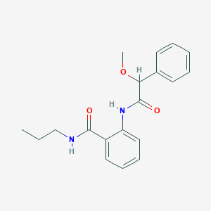 2-{[methoxy(phenyl)acetyl]amino}-N-propylbenzamide