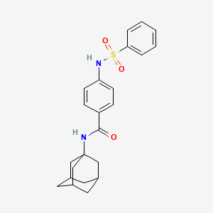 N-1-adamantyl-4-[(phenylsulfonyl)amino]benzamide