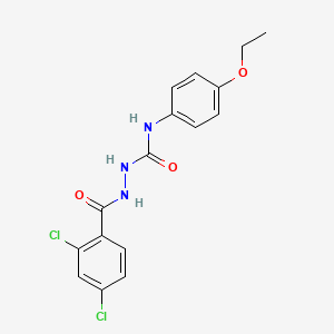 2-(2,4-dichlorobenzoyl)-N-(4-ethoxyphenyl)hydrazinecarboxamide