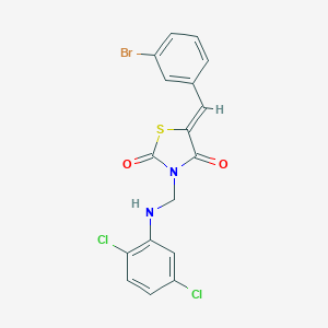 5-(3-Bromobenzylidene)-3-[(2,5-dichloroanilino)methyl]-1,3-thiazolidine-2,4-dione