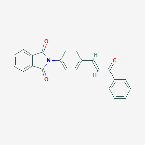 molecular formula C23H15NO3 B412555 2-[4-(3-oxo-3-phenyl-1-propenyl)phenyl]-1H-isoindole-1,3(2H)-dione 