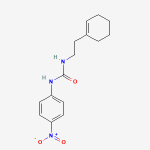 N-[2-(1-CYCLOHEXENYL)ETHYL]-N'-(4-NITROPHENYL)UREA