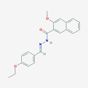 N'-(4-ethoxybenzylidene)-3-methoxy-2-naphthohydrazide