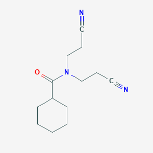 N,N-bis(2-cyanoethyl)cyclohexanecarboxamide