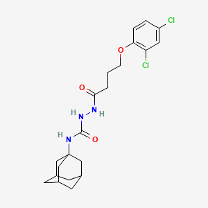 N-1-adamantyl-2-[4-(2,4-dichlorophenoxy)butanoyl]hydrazinecarboxamide