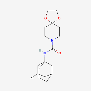 N-1-adamantyl-1,4-dioxa-8-azaspiro[4.5]decane-8-carboxamide